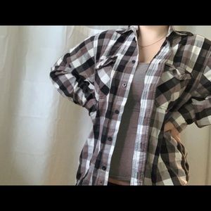 Black & white never been worn flannel.